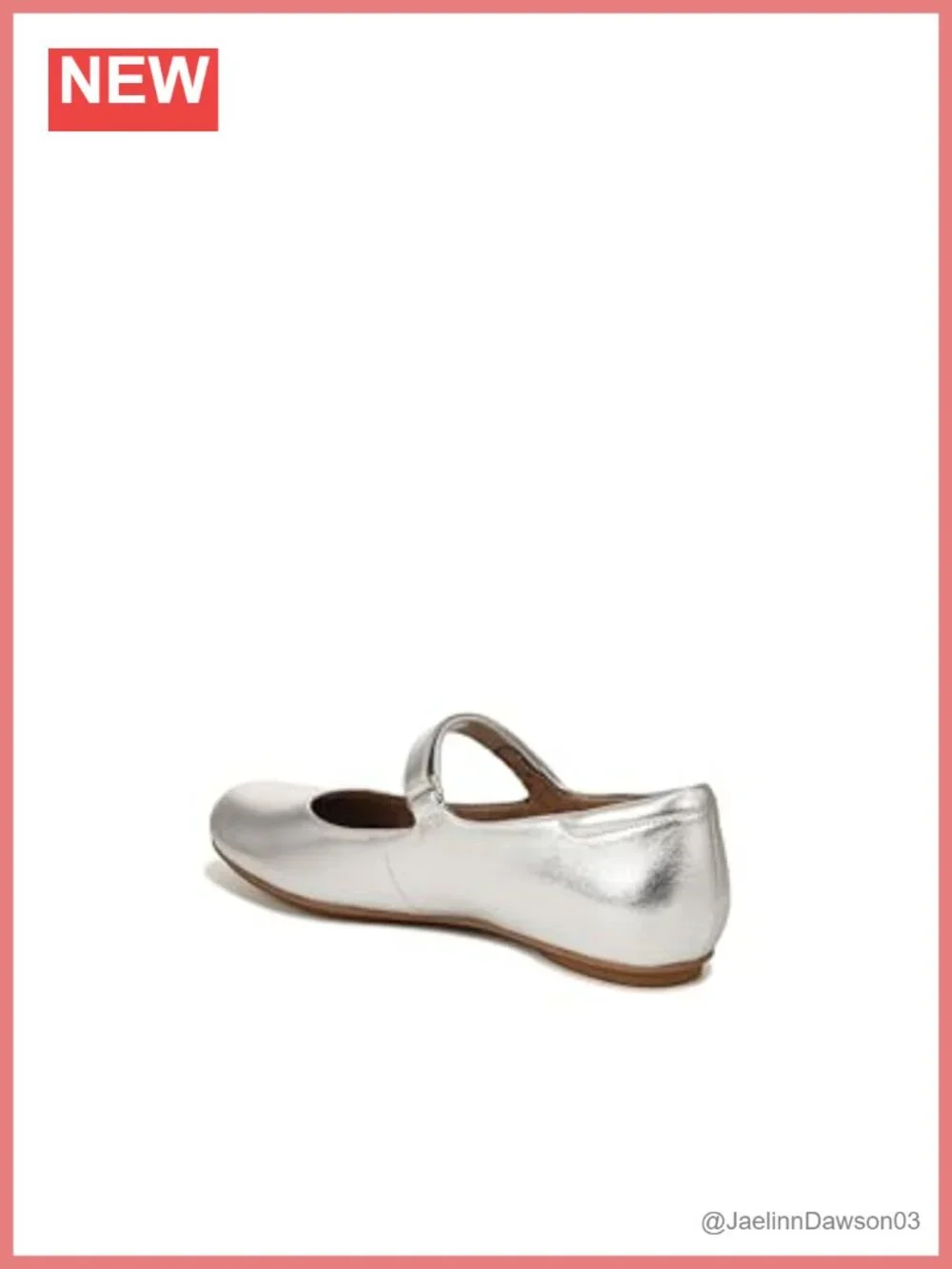 Naturalizer Maxwell-MJ Women's Leather Mary Jane Ballet Flats Slip Resistant
